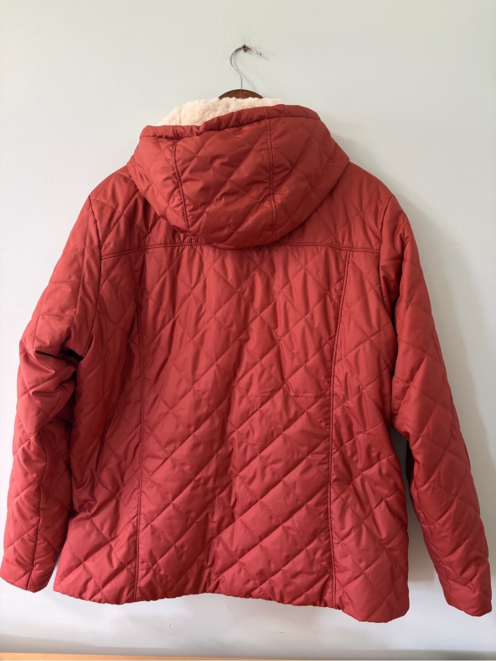 Columbia Quilted Copper Crest Fleece Lined Hooded Jacket - Picture 13 of 14